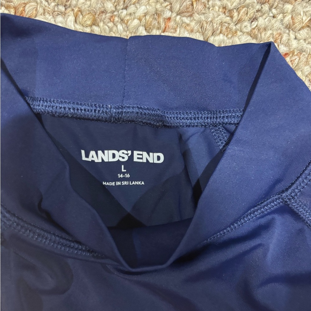 Two Lands' End Deep Blue Rash-guard Shirt -2 of the same thing